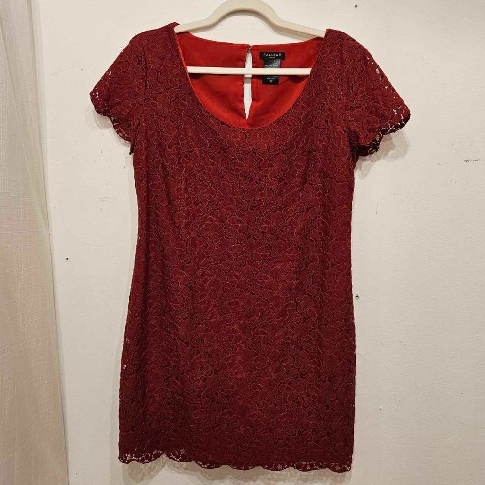 Red Lace Talula Mini Dress